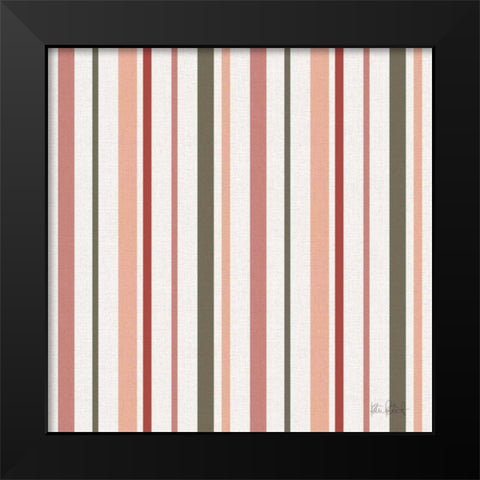 Vintage Petals Pattern III Black Modern Wood Framed Art Print by Pertiet, Katie