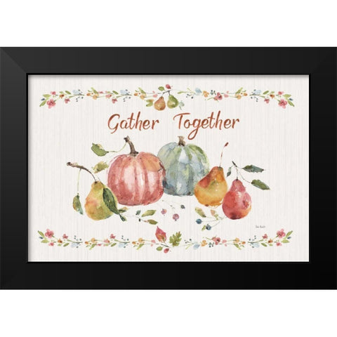 Time to Share II Black Modern Wood Framed Art Print by Audit, Lisa
