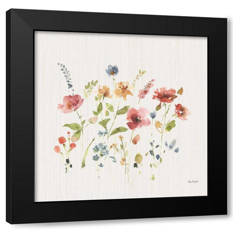 Time to Share IX Black Modern Wood Framed Art Print by Audit, Lisa