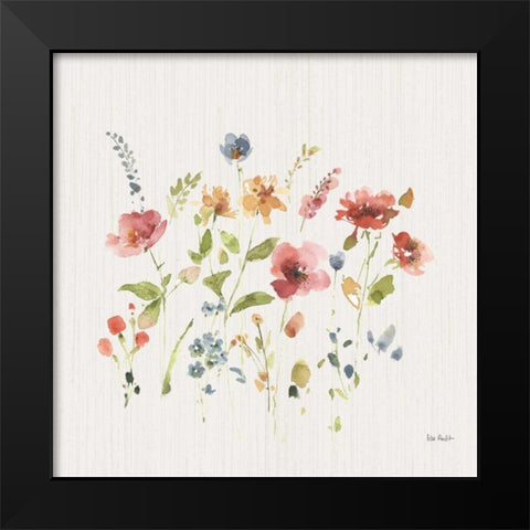 Time to Share IX Black Modern Wood Framed Art Print by Audit, Lisa