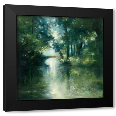 Peek a Boo Black Modern Wood Framed Art Print with Double Matting by Purinton, Julia