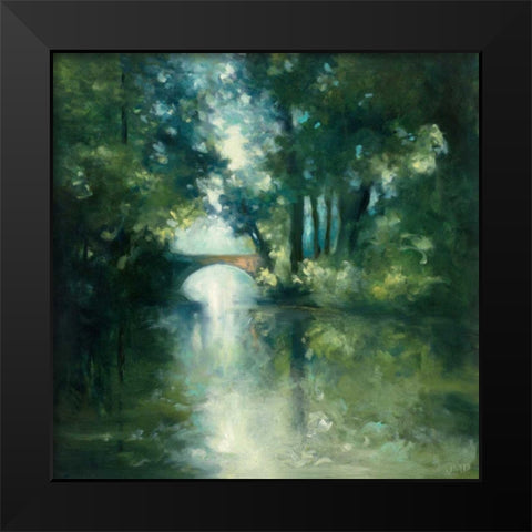 Peek a Boo Black Modern Wood Framed Art Print by Purinton, Julia