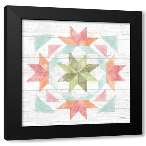 Pastel Flower Market XI Black Modern Wood Framed Art Print by Urban, Mary