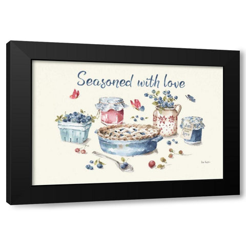 Summer Garden XII Black Modern Wood Framed Art Print with Double Matting by Audit, Lisa