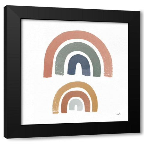 After the Rain I Black Modern Wood Framed Art Print with Double Matting by Hershey, Moira
