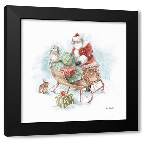 Magical Holidays II Black Modern Wood Framed Art Print by Audit, Lisa