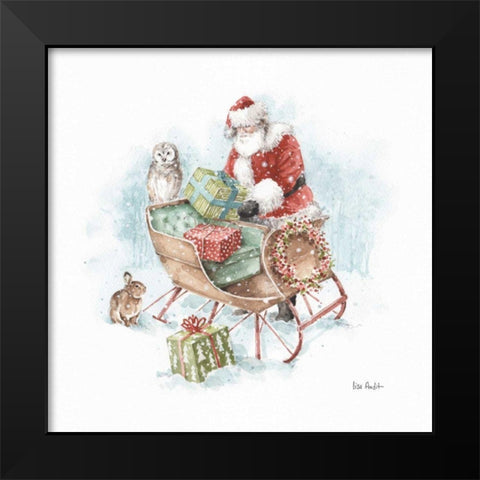 Magical Holidays II Black Modern Wood Framed Art Print by Audit, Lisa