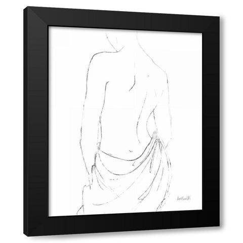 Beauty in the Mist II BW Black Modern Wood Framed Art Print with Double Matting by Tavoletti, Anne