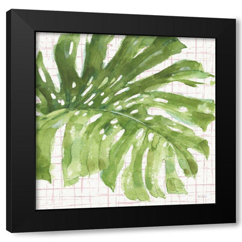 Mixed Greens LXXIV on Pink Black Modern Wood Framed Art Print with Double Matting by Audit, Lisa