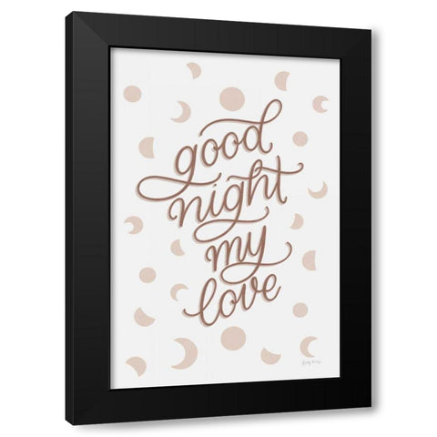 Boho Nursery VI Black Modern Wood Framed Art Print by Thorns, Becky