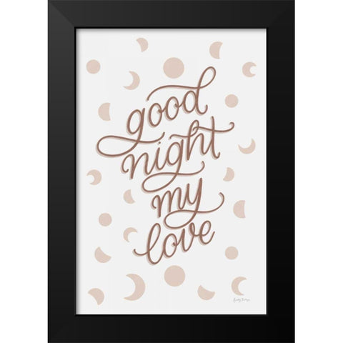 Boho Nursery VI Black Modern Wood Framed Art Print by Thorns, Becky