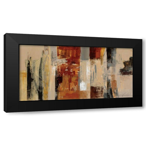 Urban Morning Black Modern Wood Framed Art Print with Double Matting by Vassileva, Silvia