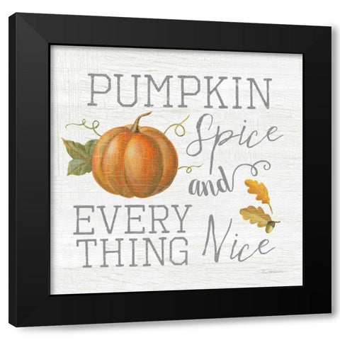 Fall Splendor VIII Black Modern Wood Framed Art Print by Vassileva, Silvia