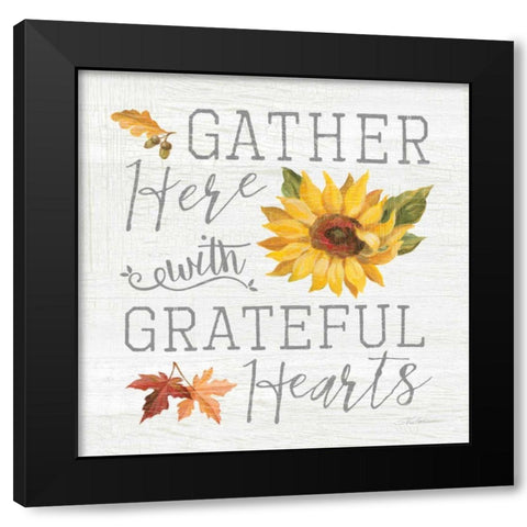 Fall Splendor IX Black Modern Wood Framed Art Print by Vassileva, Silvia