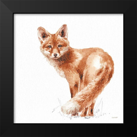 Forest Friends XI Red Black Modern Wood Framed Art Print by Audit, Lisa