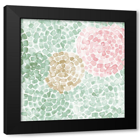Boho Ride Pattern IV Blush Black Modern Wood Framed Art Print by June, Dina