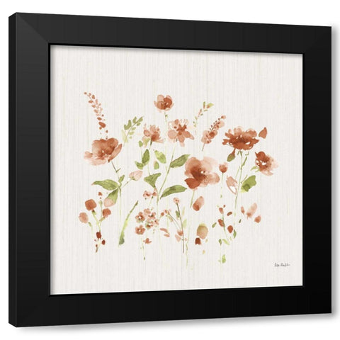 Time to Share IX Spice Black Modern Wood Framed Art Print with Double Matting by Audit, Lisa