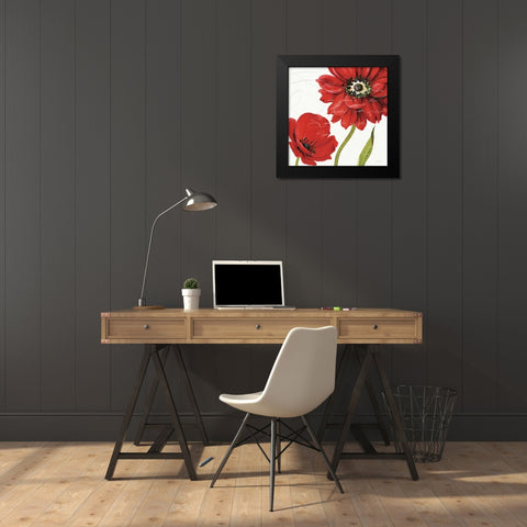 Rouge Paris I Black Modern Wood Framed Art Print by Audit, Lisa