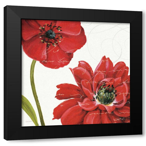 Rouge Paris II Black Modern Wood Framed Art Print with Double Matting by Audit, Lisa