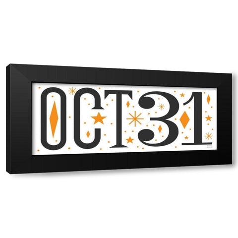 All Hallows Eve Black Modern Wood Framed Art Print with Double Matting by Mullan, Michael