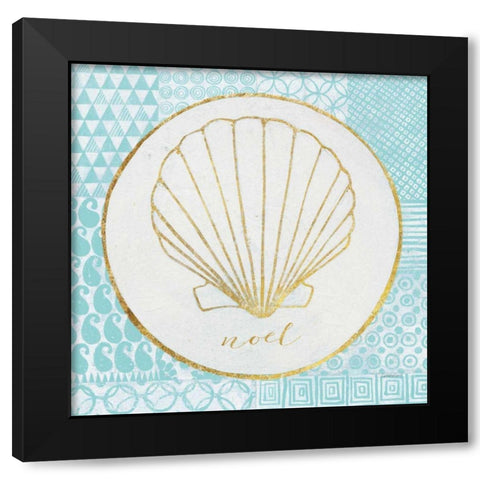 Christmas Shells II Black Modern Wood Framed Art Print with Double Matting by Lovell, Kathrine