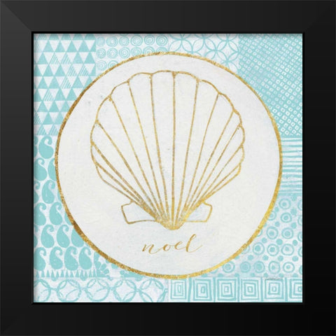 Christmas Shells II Black Modern Wood Framed Art Print by Lovell, Kathrine
