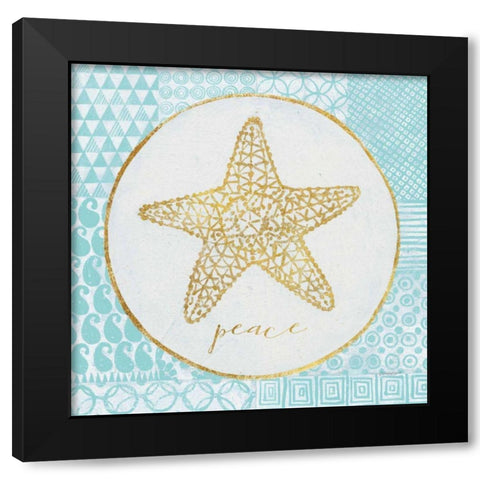 Christmas Shells IV Black Modern Wood Framed Art Print with Double Matting by Lovell, Kathrine