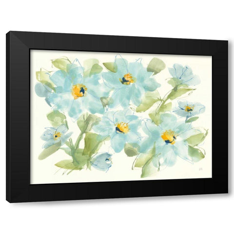 Sparkling Cosmos Black Modern Wood Framed Art Print by Paschke, Chris