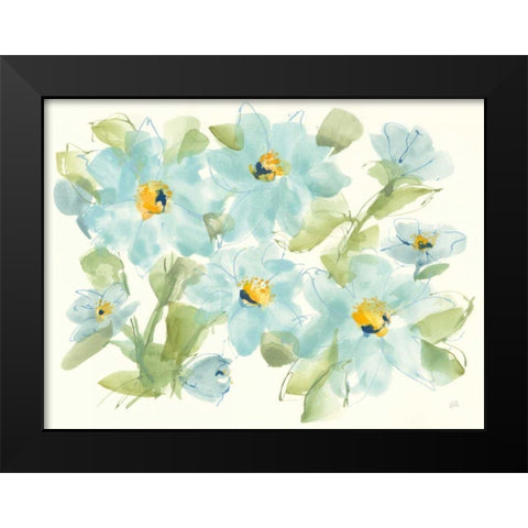 Sparkling Cosmos Black Modern Wood Framed Art Print by Paschke, Chris