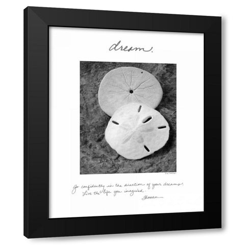Dream Black Modern Wood Framed Art Print with Double Matting by Van Swearingen, Debra