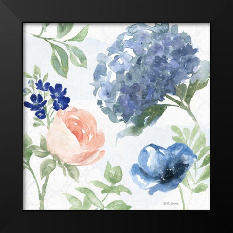 Coastline Botanical III Black Modern Wood Framed Art Print by Grove, Beth