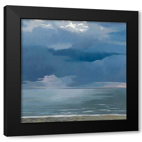 Afternoon Storm Black Modern Wood Framed Art Print with Double Matting by Lovell, Kathrine