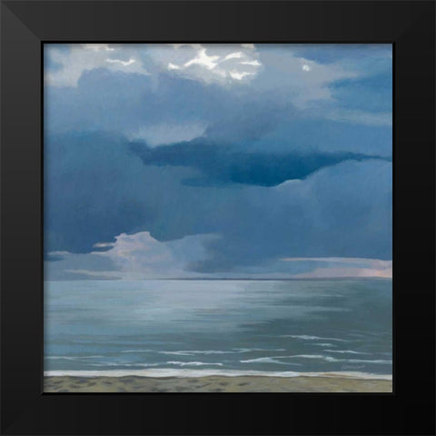 Afternoon Storm Black Modern Wood Framed Art Print by Lovell, Kathrine