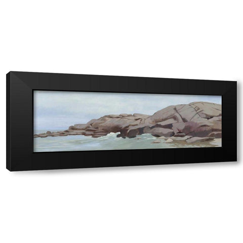 Warrens Point Black Modern Wood Framed Art Print by Lovell, Kathrine