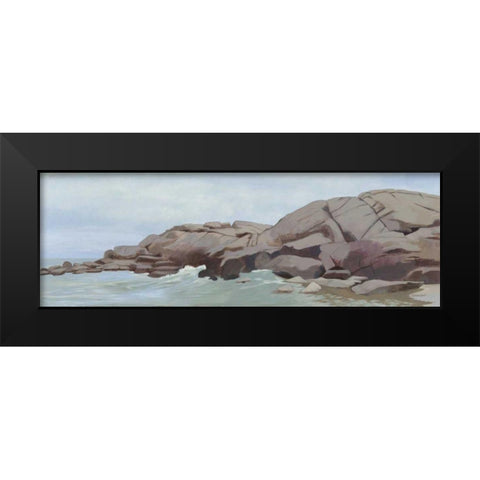 Warrens Point Black Modern Wood Framed Art Print by Lovell, Kathrine