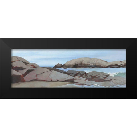 Warrens Point Winter Black Modern Wood Framed Art Print by Lovell, Kathrine
