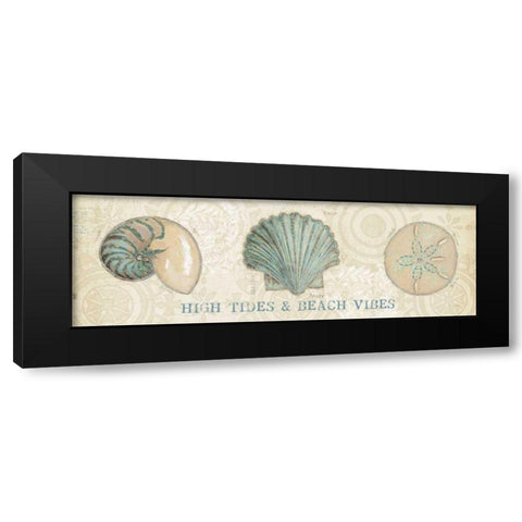 Beach Treasures VIII Black Modern Wood Framed Art Print by Adams, Emily