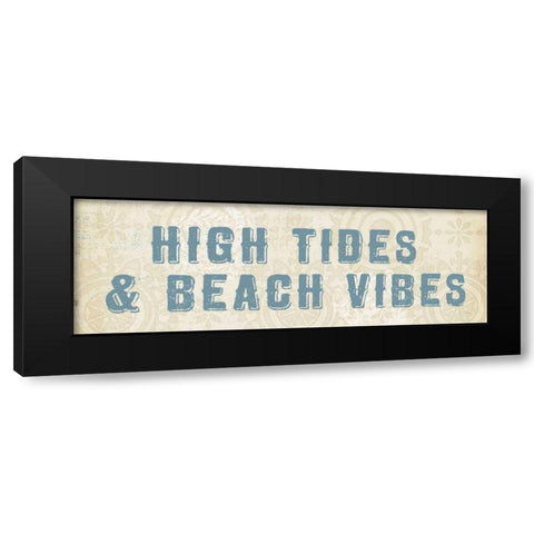 Beach Treasures VIII No Shells Black Modern Wood Framed Art Print by Adams, Emily