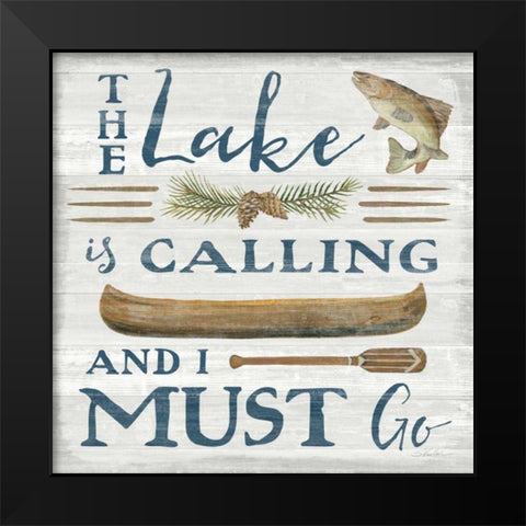 Lakeside Retreat VIII Black Modern Wood Framed Art Print by Vassileva, Silvia