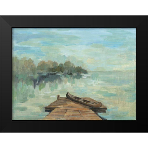Lakeside Retreat II no Wood Black Modern Wood Framed Art Print by Vassileva, Silvia