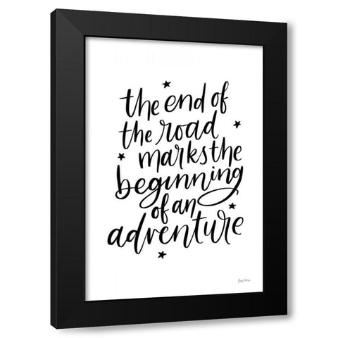 Graduation III Black Modern Wood Framed Art Print with Double Matting by Thorns, Becky