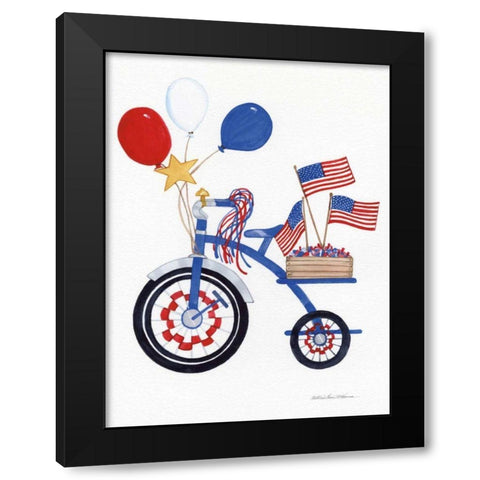 Decorated for the Parade Black Modern Wood Framed Art Print by McKenna, Kathleen Parr