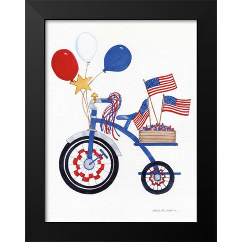 Decorated for the Parade Black Modern Wood Framed Art Print by McKenna, Kathleen Parr