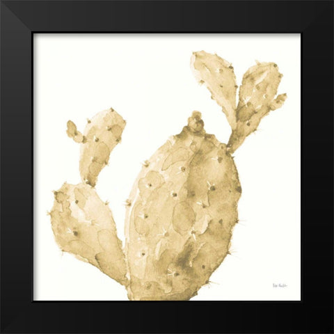 Mixed Greens XXXV Gold Black Modern Wood Framed Art Print by Audit, Lisa