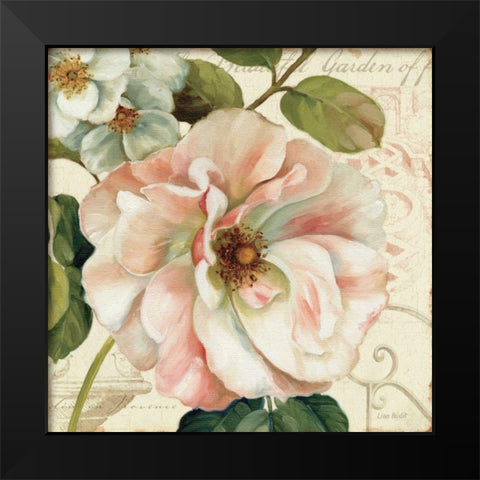 Les Jardin II Black Modern Wood Framed Art Print by Audit, Lisa