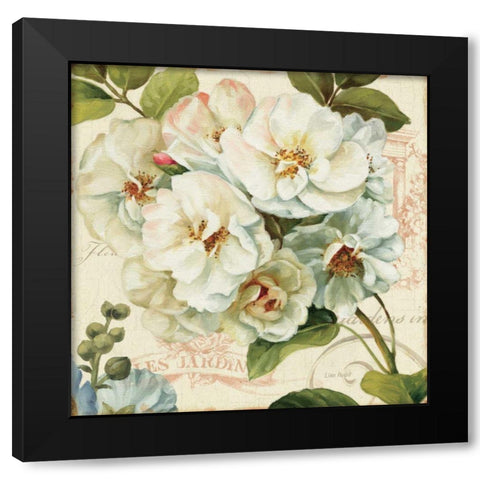 Les Jardin III Black Modern Wood Framed Art Print with Double Matting by Audit, Lisa