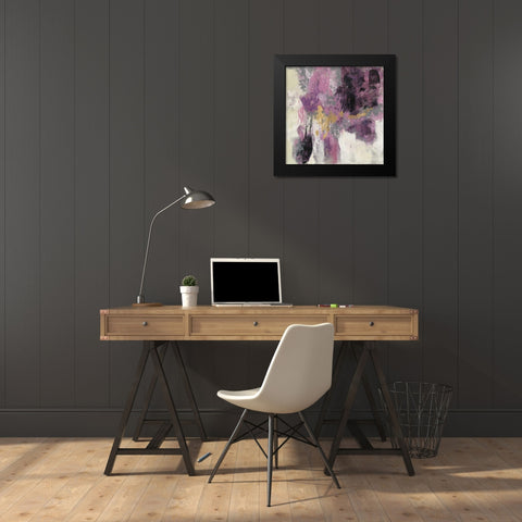 Sparkle Abstract II Black Modern Wood Framed Art Print by Vassileva, Silvia