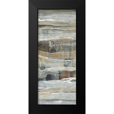 Spring Stream II Black Modern Wood Framed Art Print by Hristova, Albena