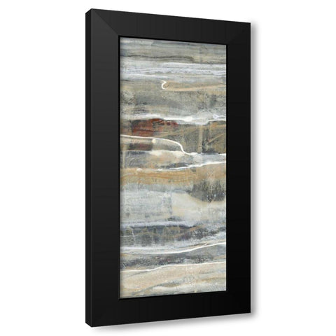 Spring Stream IV Black Modern Wood Framed Art Print with Double Matting by Hristova, Albena