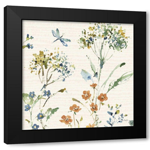 Zest of Happy II Rust Black Modern Wood Framed Art Print with Double Matting by Audit, Lisa